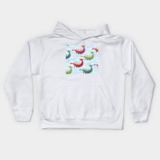 Dragon Festival - Boat race Kids Hoodie